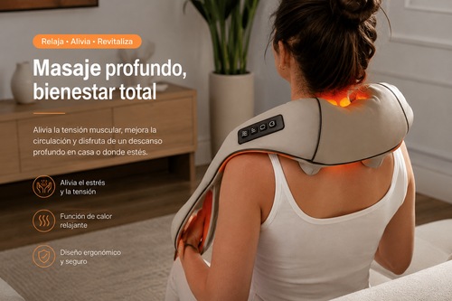 Masajeador Eléctrico Para Cuello Espalda